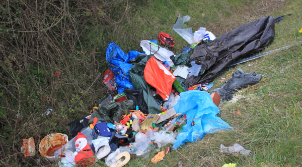déchets sauvages