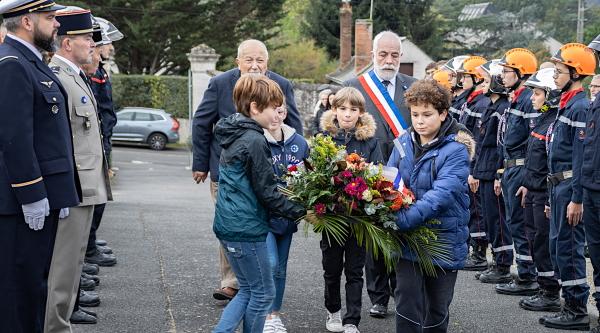 Dépot de la gerbe